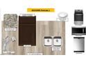 Modern kitchen design with granite countertops and stainless steel appliances at 520 Eastwood St, Durham, NC 27704