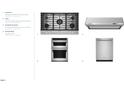 Stainless steel KitchenAid gas cooktop, oven, microwave, and dishwasher at 632 Gainer Dr # 19, Raleigh, NC 27610