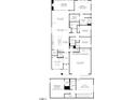 Two-story home floor plan with 2-car garage and loft at 640 Gainer Dr # 21, Raleigh, NC 27610
