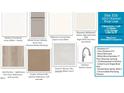 New home materials featuring kitchen counters, bathroom counters, cabinets, shower tiles, and stainless kitchen faucet at 1012 Channel Drop Lp, Zebulon, NC 27597