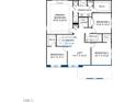 Second-floor floor plan, showing the main bedroom, two bedrooms, a loft, two baths, and walk-in closets at 3190 Armeria Dr, Apex, NC 27502