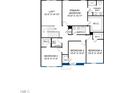 Layout of the second floor showing the loft, primary bedroom, and three additional bedrooms at 6533 Winter Spring Dr, Wake Forest, NC 27587