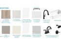 Interior design selections feature modern finishes including LVP flooring, quartz countertops, and sleek black hardware at 107 Willow Cameron Way, Angier, NC 27501