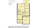 Finished basement plan featuring a recreation room, bedroom 5, bathroom 5, storage areas, and garage slab above at 4404 Emeline Way # 35, Fuquay Varina, NC 27526