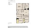 Second-floor plan highlighting the primary bedroom with ensuite bathroom, three additional bedrooms, a loft, and a laundry room at 4404 Emeline Way # 35, Fuquay Varina, NC 27526