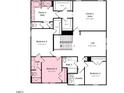 Upstairs floor plan featuring the owner's suite, loft, three additional bedrooms, and a laundry room at 100 Cloud Berry Ln, Holly Springs, NC 27540