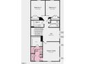 2nd floor offers a loft, owner's suite, two additional bedrooms and 2 baths at 402 Carpels Dr, Wendell, NC 27591