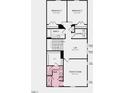 Second-floor plan featuring bedrooms, bathrooms, laundry, owner's suite and a loft at 412 Carpels Dr, Wendell, NC 27591