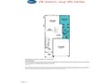 First floorplan highlighting the layout of the kitchen, dining, living, and guest suite at 223 Little Crk Dr, Lillington, NC 27546