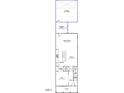 Detailed floor plan of a two-story home, including room dimensions at 264 White Oak Garden Way # 207, Garner, NC 27529