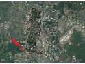 Aerial view highlighting proximity to Research Triangle Park with arrow pointing to WZ Ford Estates in Durham, North Carolina at 3024 Freewinds Way # 49, Cary, NC 27519