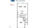 Bryce floor plan, ground floor featuring the kitchen, great room, dining area, garage, and porch at 148 Kobus Ct, Garner, NC 27529