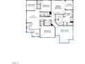 Second floor floor plan with Primary Bedroom, three other bedrooms, a loft and bonus room at 332 Ivy Ridge Rd, Chapel Hill, NC 27516