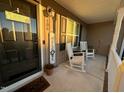 Inviting porch with rocking chairs and 'Welcome' sign, perfect for relaxing and enjoying the outdoors at 106 Bishop Ln, Dunn, NC 28334