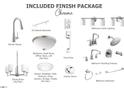 Chrome finish package includes cabinet hardware, bathroom vanity lighting, faucet, and interior doors at 1228 Dimaggio Dr # 32, Raleigh, NC 27616