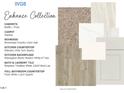 Selection of interior finishes featuring carpet, tile, countertops, and cabinets at 1229 Dimaggio Dr # 8, Raleigh, NC 27616