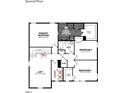 Second floor plan featuring a primary bedroom, two additional bedrooms, two bathrooms, a loft and laundry room at 1241 Dimaggio Dr # 5, Raleigh, NC 27616
