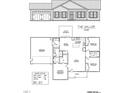 Detailed floor plan showcasing layout, room dimensions, and square footage of The Waller home design at 327 S Main St, Four Oaks, NC 27524