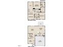 Floor plan showcasing the layout of the two-story home with bedrooms, kitchen, and living areas at 40 Rolling Banks Dr, Louisburg, NC 27549
