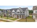 Charming townhomes with modern design and well-manicured lawns in a quiet neighborhood at 945 Alma Railway Dr # 559, Wake Forest, NC 27587