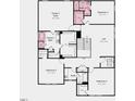 Second floor featuring owner's suite, bedrooms, bathrooms, loft and laundry with clear layout at 109 Hiddenite Pl, Holly Springs, NC 27540