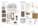 Design features of the house including paint color and cabinet for the kitchen area at 2410 Carpenter Pond Rd, Raleigh, NC 27613