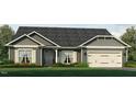 Craftsman style home with charming shutters, a two car garage, manicured yard and covered entry at 622 Ravensworth Dr, Garner, NC 27529