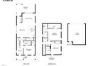 Detailed floorplan showcasing the layout of the home, including the placement of rooms and garage at Lot 2 Powell Dr, Raleigh, NC 27606