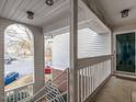 View of the condo complex from the unit's outdoor balcony at 521 Renshaw Ct, Cary, NC 27518