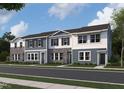Newly built townhomes with eye-catching exterior at 2062 Glen Crossing Dr, Durham, NC 27704
