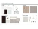 This image showcases a selection of kitchen, bath, flooring and finish options for the new home at 44 Belmont Stakes Ln, Wendell, NC 27591