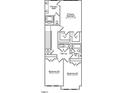 Second-floor plan featuring primary bedroom, two additional bedrooms and laundry room at 207 Frosted Iris Lane St # 180, Garner, NC 27529