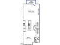 Detailed second-floor plan showing layout of kitchen, Gathering room, and eat-in area at 356 Chesapeak Commons St # 135, Garner, NC 27529