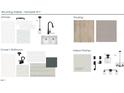 Image showing design selections for kitchen, flooring, bathrooms, and interior finishes at 126 Belmont Stakes Ln, Wendell, NC 27591