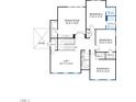 Second-floor layout with bedrooms, bonus room, loft, and bathrooms at 3184 Armeria Dr, Apex, NC 27502