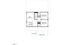 Second floor plan featuring a loft, two bedrooms, and bathrooms, highlighting the upper level layout at 619 Magnolia Acres Ln, Fuquay Varina, NC 27526