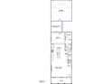Detailed first-floor plan showing an eat-in kitchen, Gathering room, garage and covered porch at 304 White Oak Garden Way # 214, Garner, NC 27529