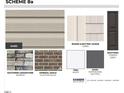 Exterior scheme featuring sand siding, white trim, and peppercorn door, accented by southern ledgestone at 135 Scenic Rock Dr, Youngsville, NC 27596