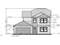 Detailed blueprint of the house showing all sides and specifications at 2514 Whitetail Rd, Nashville, NC 27856