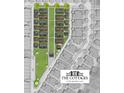 The Cottages at Budleigh East site map highlighting available home locations at 2656 Welham Aly, Raleigh, NC 27608
