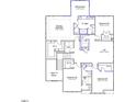 Second floor featuring primary bedroom, sitting room, three bedrooms, and a loft at 235 Augusta Pond Way # 161, Raleigh, NC 27603