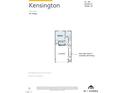 Kensington first floor plan featuring 9ft. ceilings, two-car garage and bedroom #4 at 2715 Hunter Woods Dr # 562, Apex, NC 27502