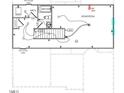 Floor plan featuring a bonus room, bathroom, and attic access at 412 Marthas View Way Way, Wake Forest, NC 27587