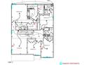 Second floor plan showcasing a primary suite, bedrooms, bathrooms, and large gameroom at 412 Marthas View Way Way, Wake Forest, NC 27587