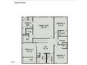 Upstairs layout of home, includes 4 bedrooms, loft, 2 baths, and storage space at 507 Olivia Crossing Ct # 20, Four Oaks, NC 27524
