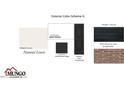 Exterior color scheme showcasing natural linen siding and accent, snow white trim, and a black magic front door at 312 Chesapeak Commons St # 144, Garner, NC 27529
