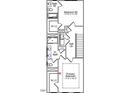 Third-floor plan featuring a primary bedroom and bathroom, as well as an additional bedroom and bath at 312 Chesapeak Commons St # 144, Garner, NC 27529