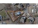 Aerial view of a residential property showing approximate property lines and surrounding neighborhood at 20 Argent Ct, Youngsville, NC 27596