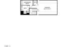 Floor plan displaying the basement with unfinished area, bathroom and finished room, creating opportunity for expansion at 3221 Armeria Dr, Apex, NC 27502