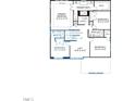 Upstairs floor plan features a primary suite, three additional bedrooms, two bathrooms, laundry room, and a versatile loft at 3221 Armeria Dr, Apex, NC 27502